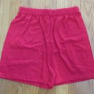 SIMPLY BASIC GIRL'S SIZE 10 / 12 SHORTS RED JERSEY KNIT BOXERS NWT