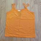 SIMPLY BASIC GIRL'S SIZE 10 / 12  TANK TOP ORANGE CAMISOLE CAMI NWT