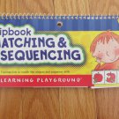 LEARNING PLAYGROUND FLIPBOOK MATCHING & SEQUENCING BOOK AGES 3 & UP