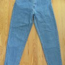 SONOMA WOMEN'S SIZE 14 JEANS MED BLUE STONE WASHED RELAXED HIGH WAIST MOM
