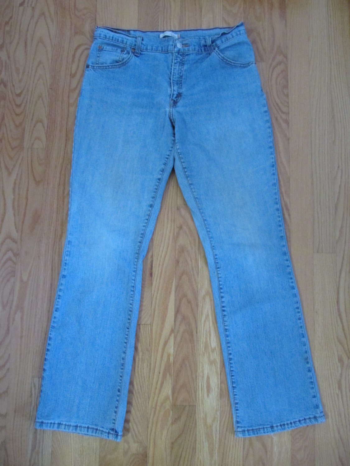 LEVI'S 550 WOMEN'S SIZE 12 M JEANS MED STRETCH DENIM RELAXED BOOT CUT ...
