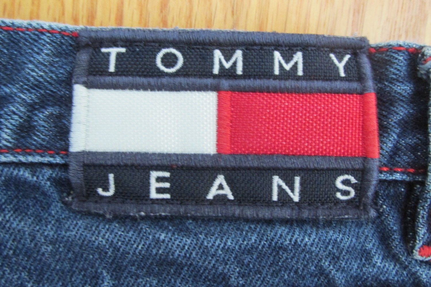 Tommy Hilfiger Girl S Size 12 Jeans Wide Leg Button Snaps Fly Flag