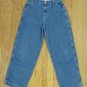 FADED GLORY WOMEN'S SIZE 6 P JEANS MED BLUE SLUB DENIM CARPENTER FARM WORK