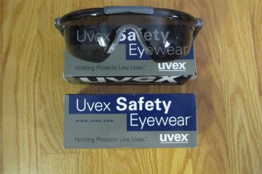 HONEYWELL UVEX FITLOGIC S0411X SAFETY GLASSES VISION PROTECTION ANTI-FOG GRAY LENS COLOR NIB
