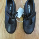 HONORS GIRL'S SIZE 9 MARY JANES SHOES LINETTE DRESS STYLE STAMPED BOW DESIGN VELCRO NWT
