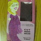 WRIGHTS SIMPLE MESH SCARF WEAVING CRAFT ACTIVITY BURGUNDY NEW