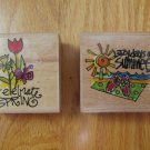 JOANNE SHARPE STAMP PADS SET 2 PIECES AGE 4 + EDUCATION TOY SPRING SUMMER CRAFT NEW