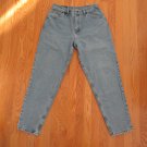 GITANO WOMEN'S SIZE 10 SHORT JEANS MED BLUE STONE WASHED RELAXED HIGH WAIST MOM USA MADE
