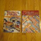 QUILT BOOKS SET OF 2 COOKIES 'N' QUILTS JUDY MARTIN, CONFETTI QUILTS, MARY MASHUTA