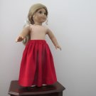 AMERICAN GIRL 18" DOLL CLOTHES RED SKIRT MAXI FULL LENGTH MY LIFE OF FAITH  NEW