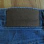 NORTHCREST WOMEN'S SIZE 12 JEANS MED BLUE SLUB STRETCH DENIM STRAIGHT LEG FLEX