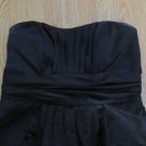 DAVID'S BRIDAL WOMEN'S SIZE 12 DRESS BLACK MAXI STRAPLESS FORMAL