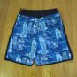 ISLANDER BOY'S SIZE 12 SWIM trunks BLUES BOARD SHORTS CITY GRAFFITI POCKET VELCRO NWOT