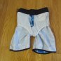 ISLANDER BOY'S SIZE 12 SWIM trunks BLUES BOARD SHORTS CITY GRAFFITI POCKET VELCRO NWOT