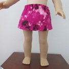 AMERICAN GIRL 18" DOLL CLOTHES SKIRT FUCHSIA PINK WATERCOLOR ATHLETIC GYMNASTICS NEW
