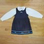 McKIDS SIZE 8 BLOUSE IVORY LONG SLEEVE BUTTON DOWN BLOUSE W/ ROSE EMBROIDERY SHIRT NWT