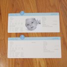 BABY BOY CARDS AND ENVELOPES 24 CT PALE BLUE. NEW