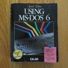 USING MS DOS 6 BOOK SPECIAL EDITION QUE DEVELOPMENT GROUP 1993