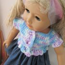 AMERICAN GIRL 18" DOLL CLOTHES LAVENDER, BLUE SHRUG SWEATER SHORT SLEEVE CARDIGAN TOP MOLLY NEW