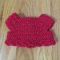 AMERICAN GIRL 18" DOLL CLOTHES RED, SILVER SHRUG SWEATER SHORT SLEEVE CARDIGAN TOP NEW