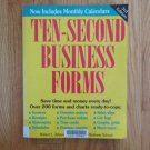 TEN SECOND BUSINESS FORMS BOOK JUNK JOURNAL EPHEMERA