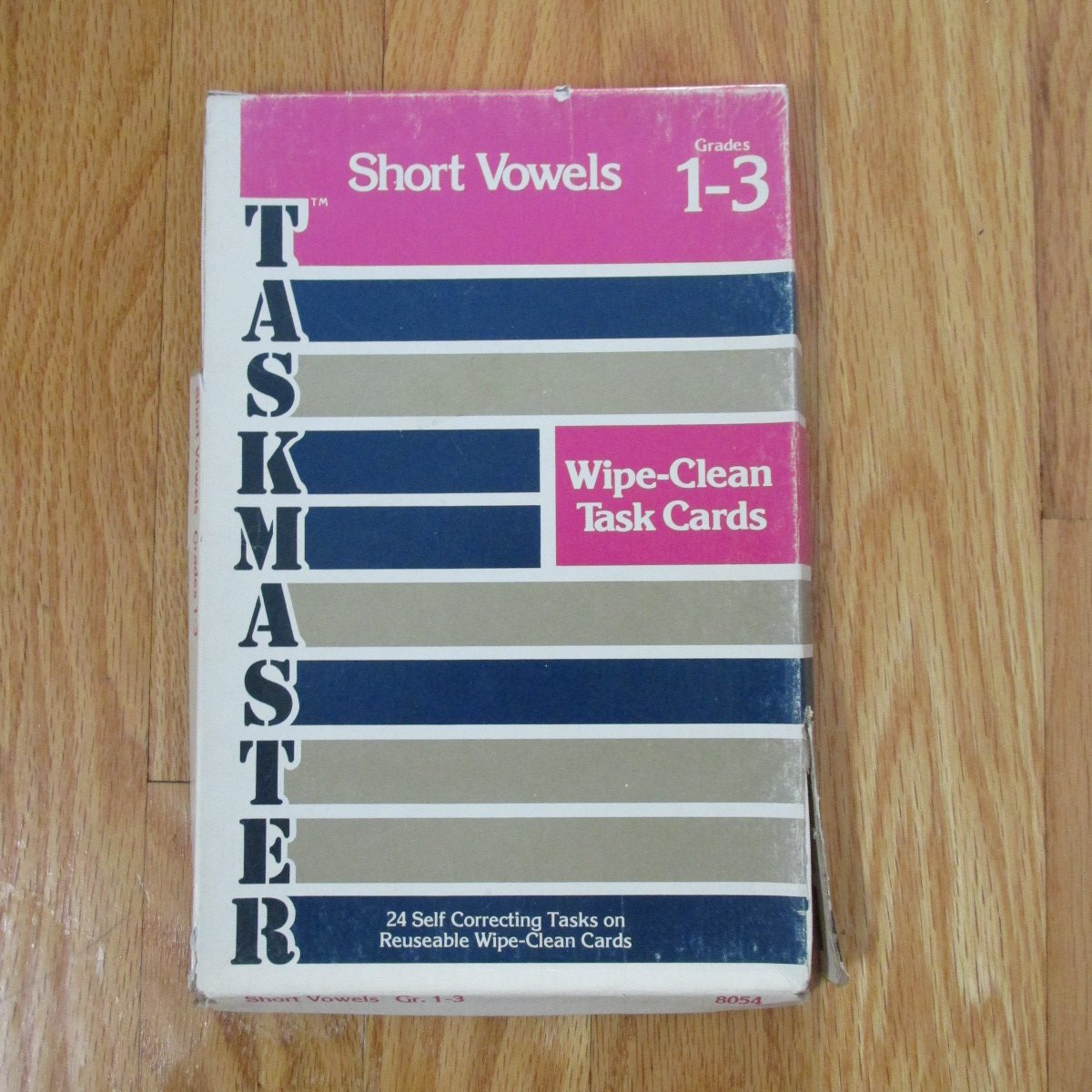 VINTAGE TASKMASTER SHORT VOWELS CARDS GRADES 1 2 3 1976