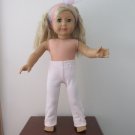 AMERICAN GIRL 18" DOLL CLOTHES PANTS PALE PINK LEGGINGS ATHLETIC NEW