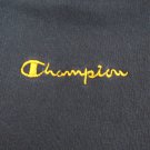 CHAMPION BOY'S SIZE L (14 / 16) JACKET NAVY YELLOW ATHLETIC EXERCISE RUNNING SWEATS HOODIE