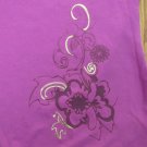 ATHLETIC WORKS WOMEN'S SIZE S (4 / 6) SCOOP NECK TEE ORCHID SHORT SLEEVE TOP NWT