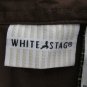 WHITE STAG WOMEN'S SIZE S (4 / 6) SHIRT BROWN BUTTON DOWN SLEEVELESS TOP EASY CARE NWT