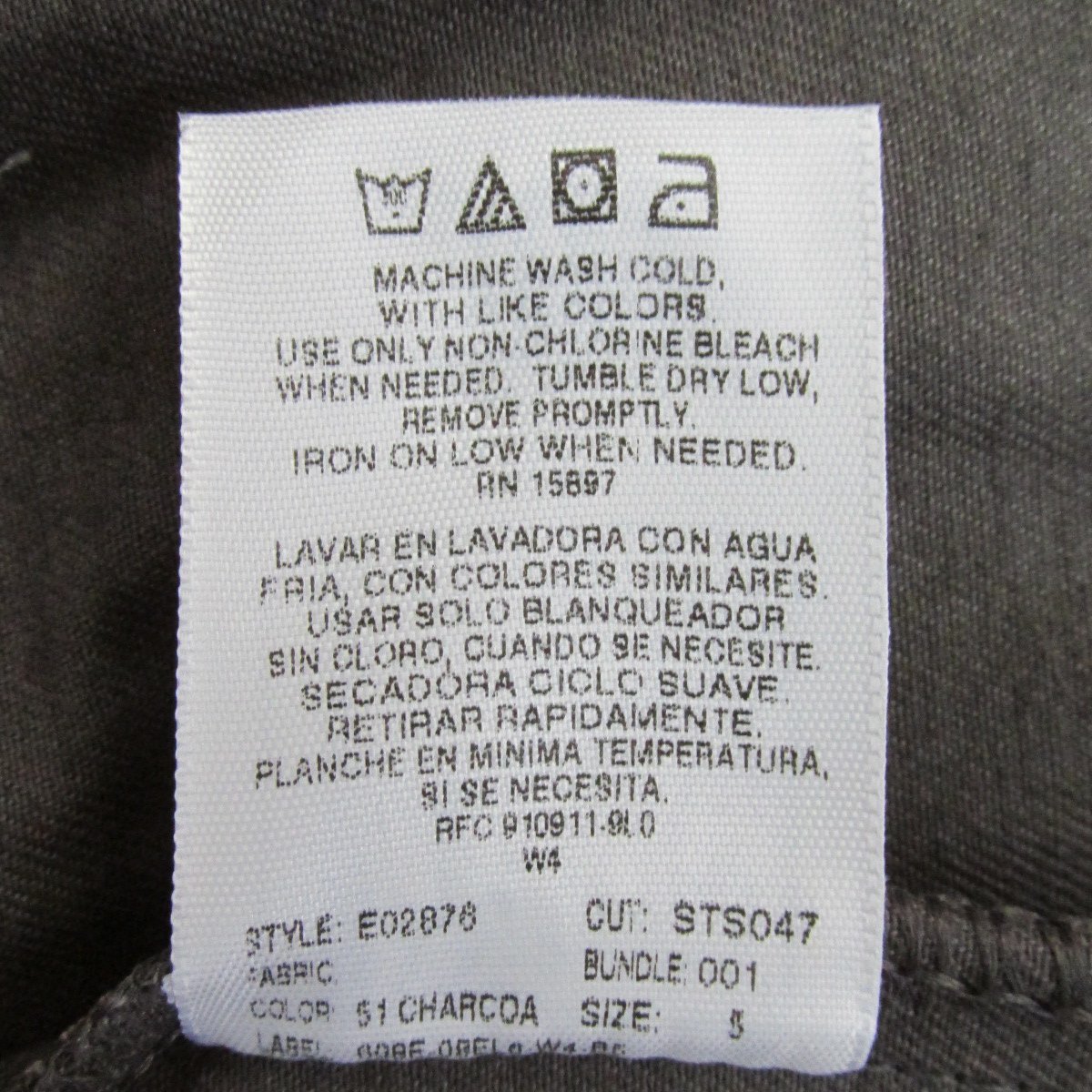 GARANIMALS BOY'S SIZE 5 SHORTS CHARCOAL GRAY ELASTIC WAIST TWILL NWT