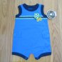 CARTERS'S CHILD OF MINE BOY'S SIZE 0 / 3 mo. ROMPER BLUE SUNSUIT SOCCER 1 PIECE CREEPER NWT