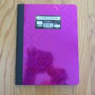 U STYLE COMPOSITION NOTE BOOK COLLEGE RULED 100 SHEETS FRENZY FUCHSIA PINK IRIDESCENT COVER NEW