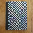 U STYLE COMPOSITION NOTE BOOK COLLEGE RULED 100 SHEETS IRIDESCENT & BLACK GLITTER COVER NEW