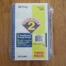2 PENWAY 5 SUBJECT NOTE BOOKS COLLEGE RULED 200 SHEETS EACH WIREBOUND SPIRAL NEW
