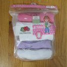 FRUIT OF THE LOOM GIRL'S SIZE 2 T 3 T 5 TANK TOPS PASTEL PINK, LAVENDER, WHITE NEW