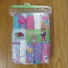 FRUIT OF THE LOOM GIRL'S SIZE 2 T 3 T UNDERWEAR 10 PAIR BRIEF PASTEL SPRING THEME NEW