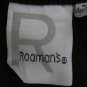 ROAMAN'S WOMEN'S SIZE 26 W DRESS BLACK TWILL DENIM SUNDRESS JUMPER VINTAGE