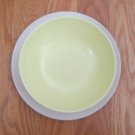 VINTAGE MELAMINE BERRY BOWLS SET OF 4 YELLOW 5 1/2 INCH DIAMETER DISHES
