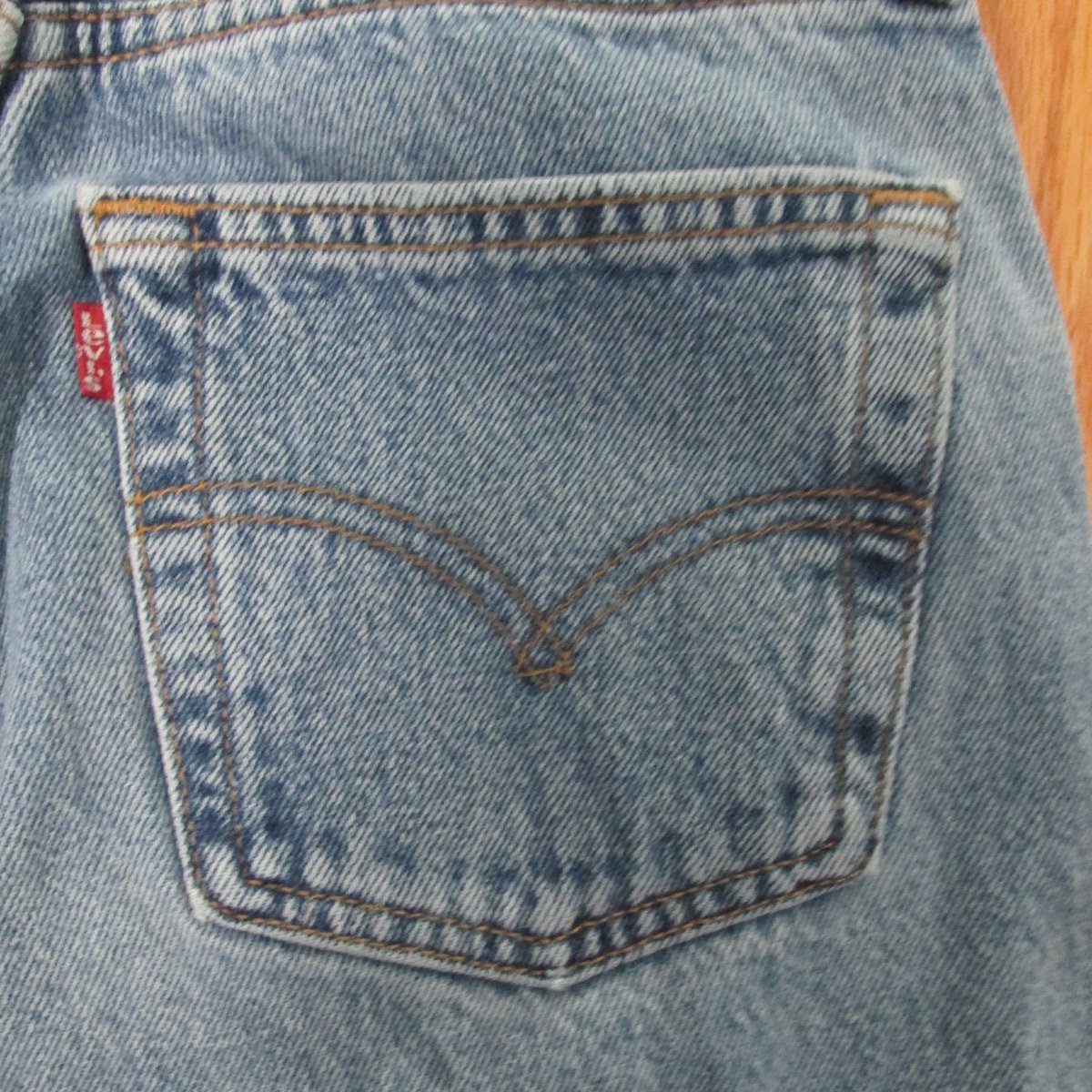 LEVI'S 501 WOMEN'S JUNIOR'S SIZE 25 X 30 JEANS BUTTON FLY STONE WASHED VINTAGE CLASSIC MEN'S