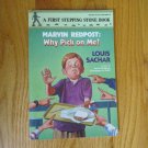 MARVIN REDPOST:  WHY PICK ON ME? BOOK LOUIS SACHAR RANDOM HOUSE 1993 STEPPING STONE