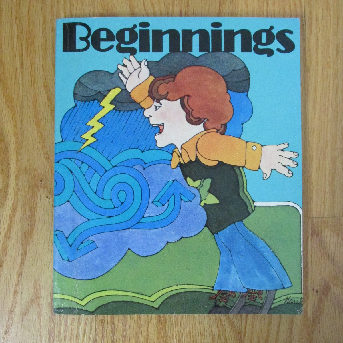BEGINNINGS BOOK LITERATURE READER TEXTBOOK GRADE MACMILLAN 1975 SHORT STORIES