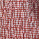 CHRISTOPHER & BANKS WOMEN'S SIZE S TANK TOP RED WHITE GINGHAM PLAID SMOCKED