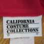 CALIFORNIA COSTUME COLLECTIONS WOMEN'S SIZE M DRESS RED SEQUIN HALTER HALLOWEEN ROCK STAR