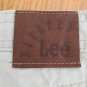 RIVETED LEE WOMEN'S SIZE 8 P CAPRIS BEIGE TAN CROPPED PANTS