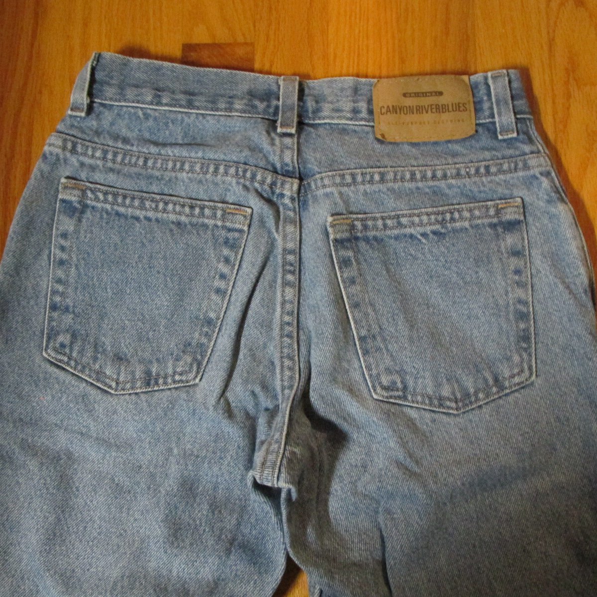 CANYON RIVER BLUES BOY'S SIZE 26 SHORT JEANS MED BLUE STONE WASHED ...