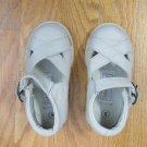 FISHER PRICE FOOTWEAR GIRL'S SIZE 5 SHOES BEIGE LEATHER TODDLER BUCKLE VELCRO