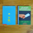 STARGIRL, THE LIBRARY CARD 2 BOOK SET JERRY SPINELLLI SCHOLASTIC 2000