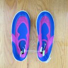 PRO SPIRIT BEACHSOCKS GIRL'S SIZE 3 SHOES PINK & BLUE FLATS WATER SLIP ONS  NWT