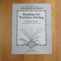 SILVER BURDETT GINN MATHEMATICS BOOK READING FOR PROBLEM SOLVING GRADE 1 TEACHER'S GUIDE NEW 1998